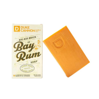 Duke Cannon Bay Rum Soap Bar | Large 10oz Luxury Men's Body Soap | Premium Triple-Milled Bath Bar