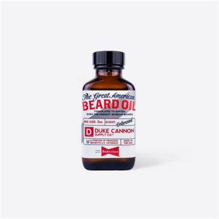 Duke Cannon Great American Beard Oil (3 oz) – Infused with Budweiser & Cedarwood Scent