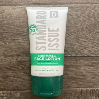 Duke Cannon Standard Issue Face Lotion – Fragrance-Free Hydration & Shine Control