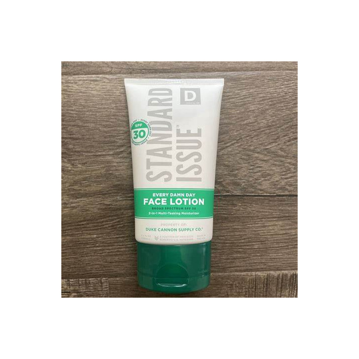 Duke Cannon Standard Issue Face Lotion – Fragrance-Free Hydration & Shine Control