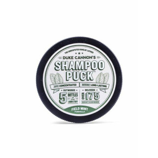Duke Cannon Shampoo Puck – Field Mint | Solid Bar Shampoo for Bigger, Bolder Lather