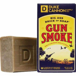 Duke Cannon Gun Smoke Soap Bar | Large 10oz Luxury Men's Body Soap | Premium Triple-Milled Bath Bar
