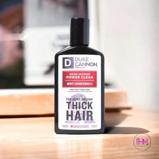 Duke Cannon News Anchor Power Clean Mint Conditioner – Energizing Formula for Healthier, Stronger Hair
