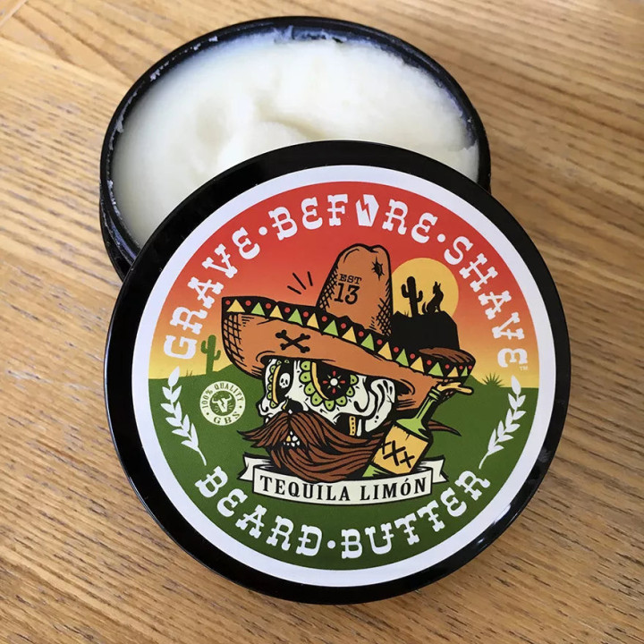 Grave Before Shave Tequila Limon Beard Balm | Fresh Citrus Scent