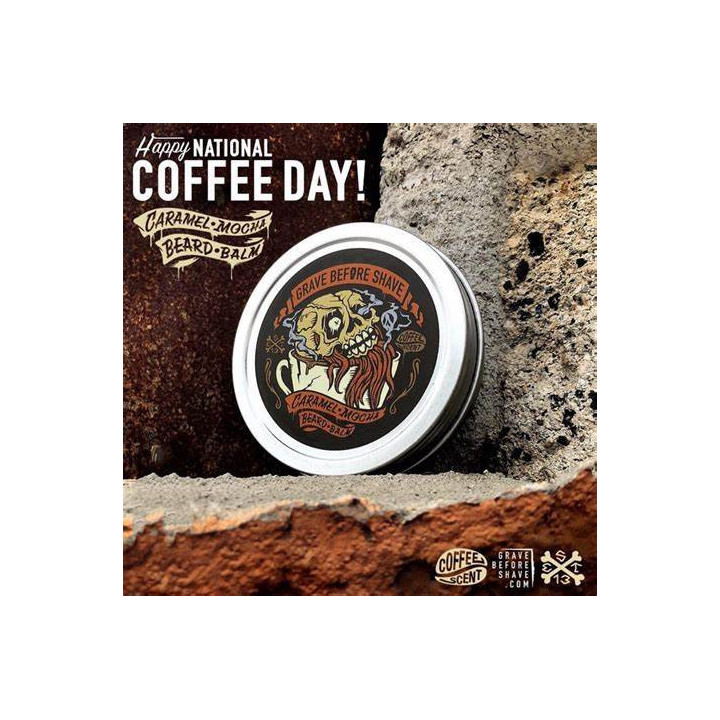 Grave Before Shave Caramel Mocha Beard Balm | Rich Coffee Blend