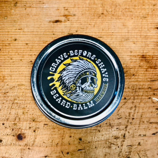 Grave Before Shave Teakwood Beard Balm | Refined Wood Scent