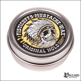 Grave Before Shave Fisticuffs Teakwood Mustache Wax | Refined Control